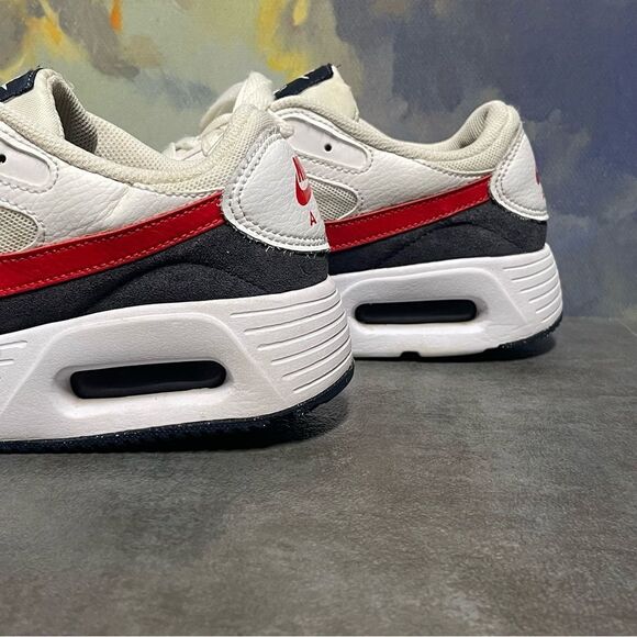 Nike Air Max SC White / University Red Men's Sneakers Size 8 - Picture 8 of 16